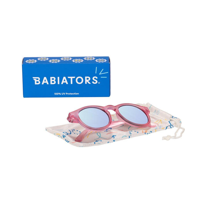Babiators Original Mirrored Keyhole Sunglasses - Fuchsia Haze-Sunglasses-Fuchsia Haze-0-2y | Natural Baby Shower