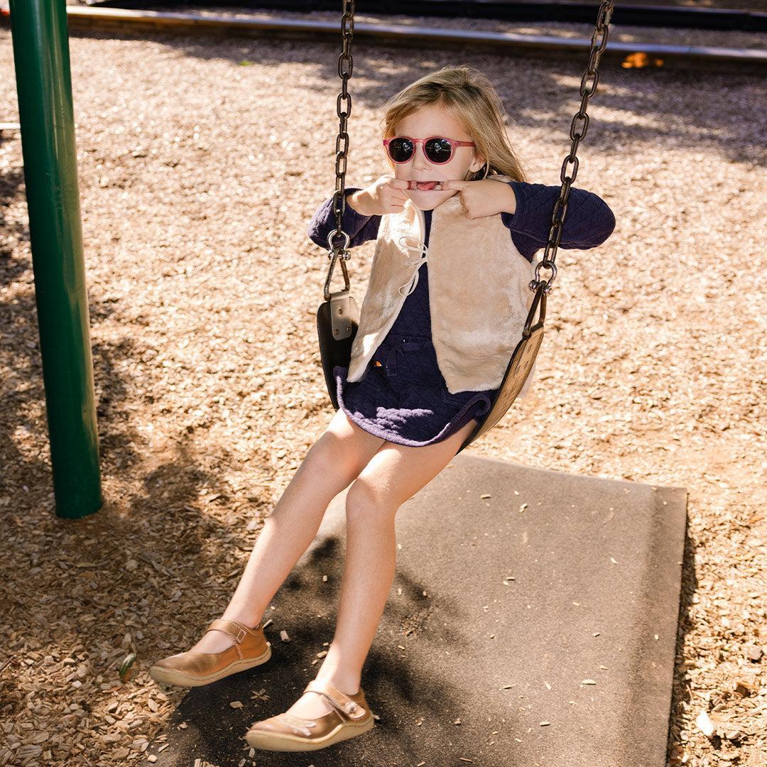 Babiators Original Mirrored Keyhole Sunglasses - Fuchsia Haze-Sunglasses-Fuchsia Haze-0-2y | Natural Baby Shower