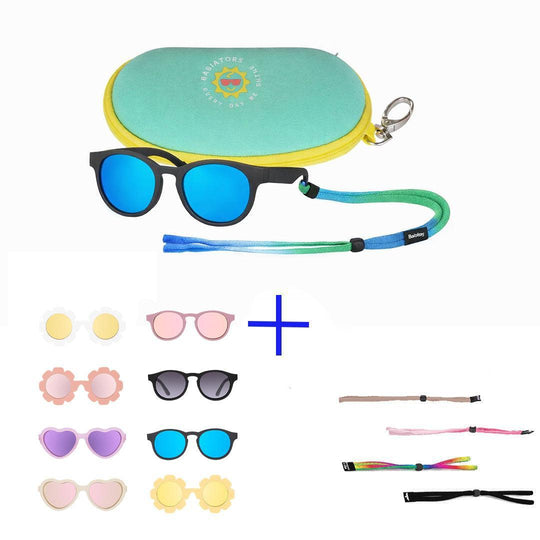 Babiators Little Adventurer Polarised Bundle-Sunglasses- | Natural Baby Shower