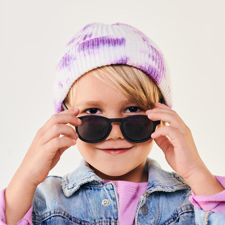 Babiators Polarised Keyhole Sunglasses - Jet Black Smoke