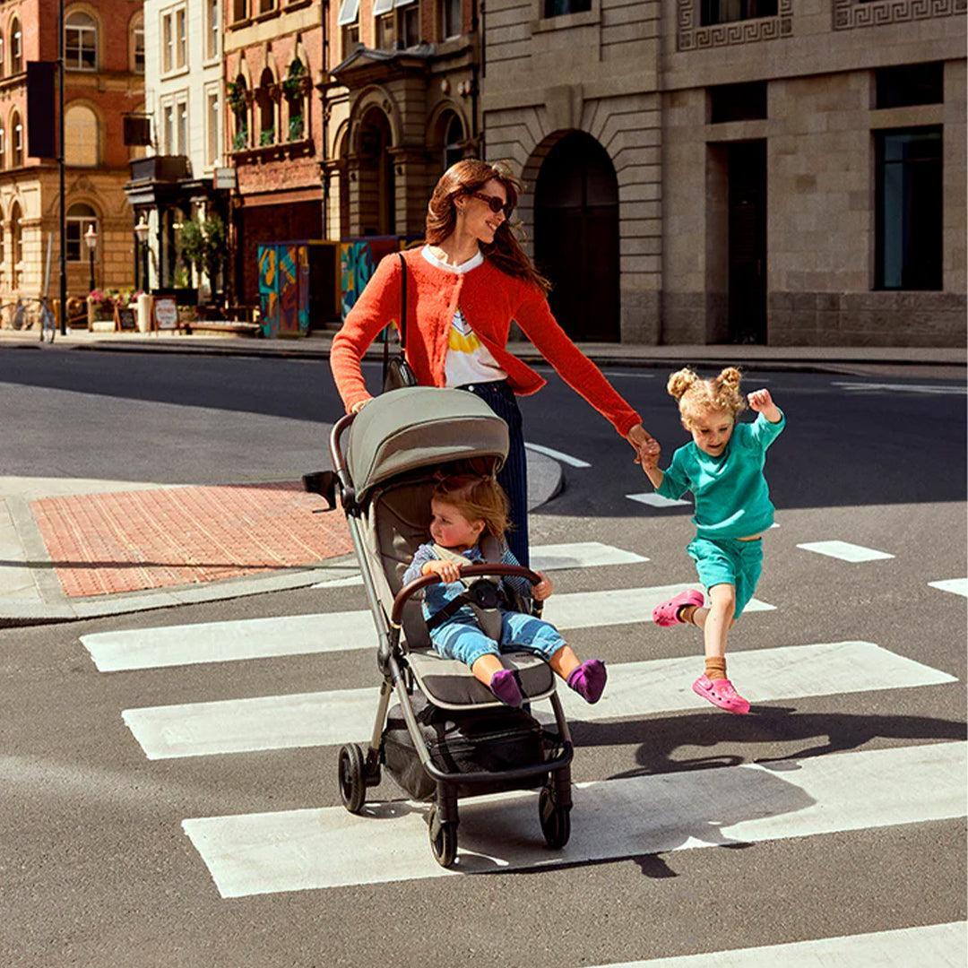 Bababing Compact Autofold Stroller - Minky-Strollers-Mink- | Natural Baby Shower