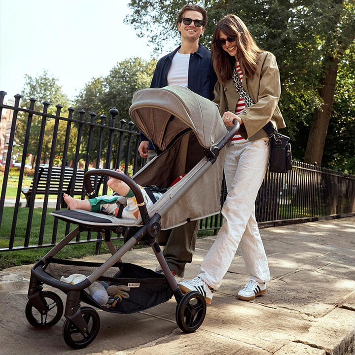 Bababing Compact Autofold Stroller - Minky-Strollers-Mink- | Natural Baby Shower