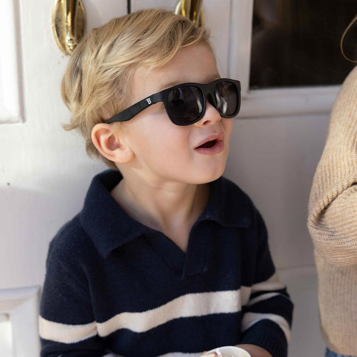 Babiators Original Navigator Sunglasses - Jet Black-Sunglasses-Jet Black-0-2y (Junior) | Natural Baby Shower