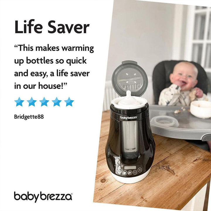Baby Brezza Bottle + Breastmilk Warmer - Black & White-Bottle Warmers-Black & White- | Natural Baby Shower