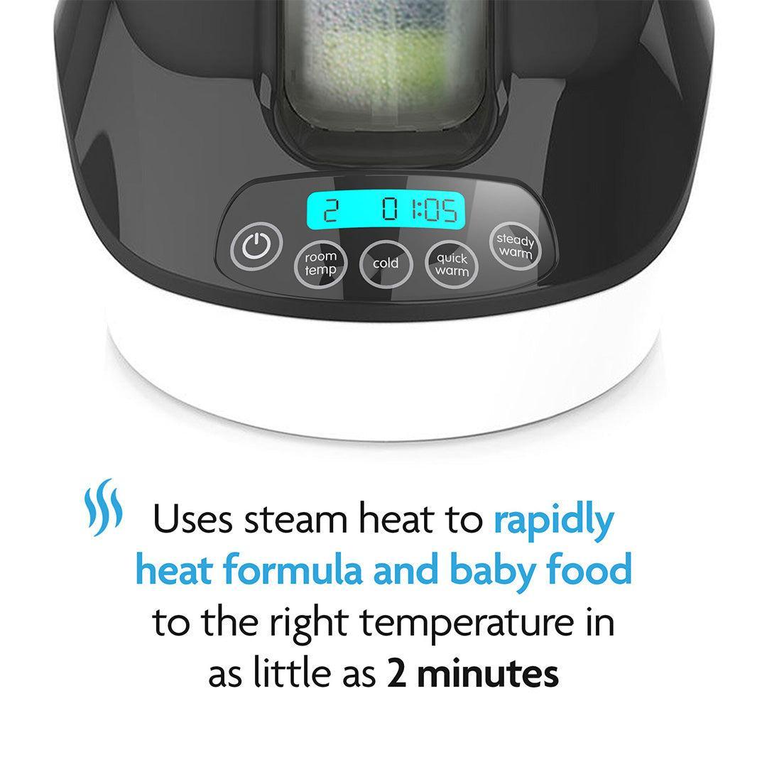 Baby Brezza Bottle + Breastmilk Warmer - Black & White-Bottle Warmers-Black & White- | Natural Baby Shower