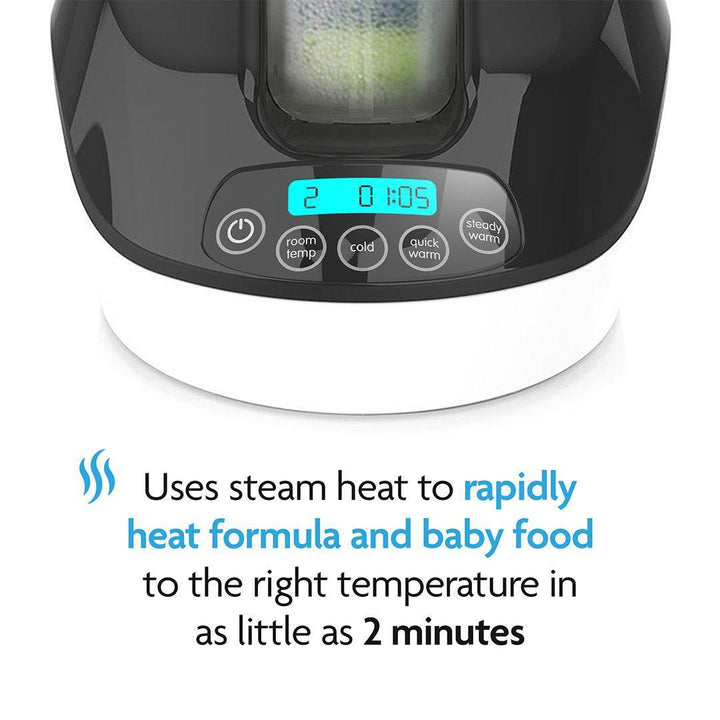 Baby Brezza Bottle + Breastmilk Warmer - Black & White-Bottle Warmers-Black & White- | Natural Baby Shower