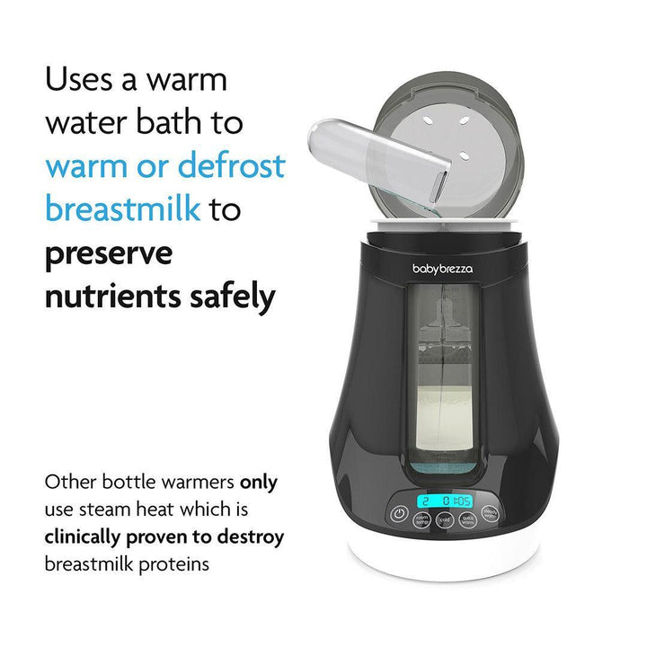 Baby Brezza Bottle + Breastmilk Warmer - Black & White-Bottle Warmers-Black & White- | Natural Baby Shower