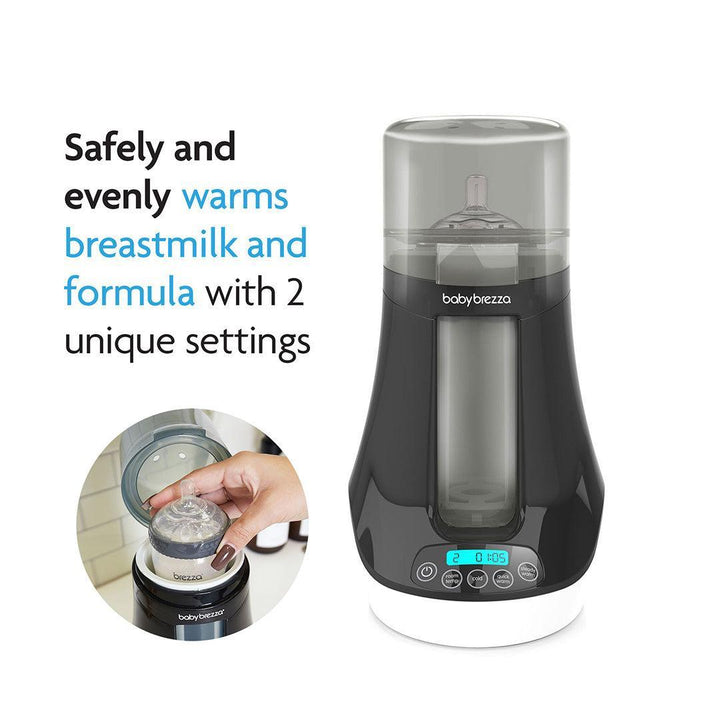 Baby Brezza Bottle + Breastmilk Warmer - Black & White-Bottle Warmers-Black & White- | Natural Baby Shower
