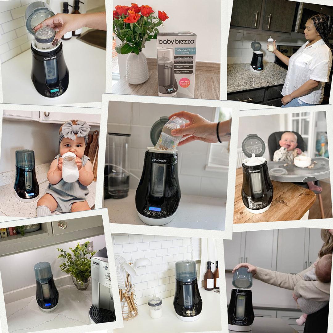 Baby Brezza Bottle + Breastmilk Warmer - Black & White-Bottle Warmers-Black & White- | Natural Baby Shower