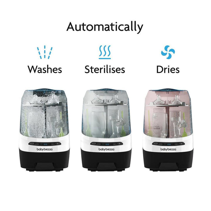 Baby Brezza Bottle Washer Pro - Black & White-Bottle Cleaners-Black & White- | Natural Baby Shower
