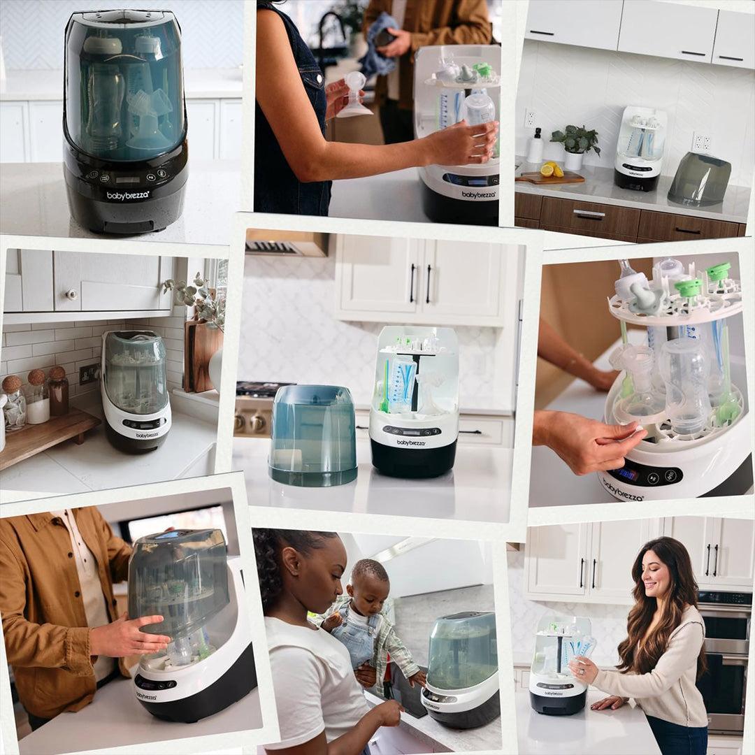 Baby Brezza Bottle Washer Pro - Black & White-Bottle Cleaners-Black & White- | Natural Baby Shower