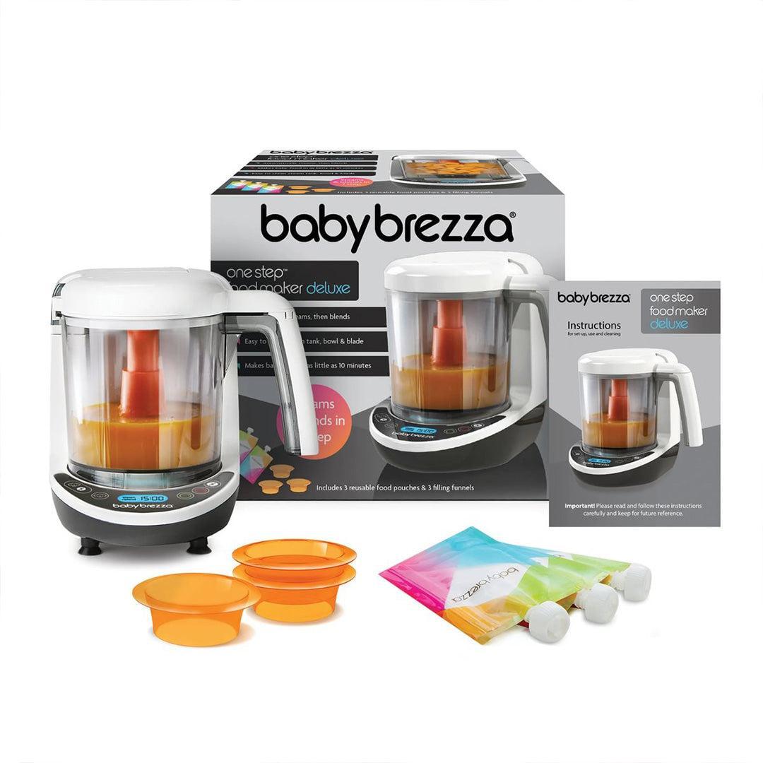 Baby Brezza Food Maker Deluxe - Black & White-Food Processors-Black & White- | Natural Baby Shower