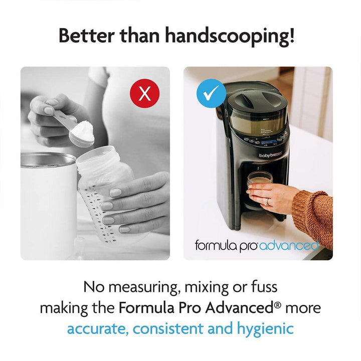 Baby Brezza Formula Pro Advanced - Black-Bottle Prep Machines-Black- | Natural Baby Shower