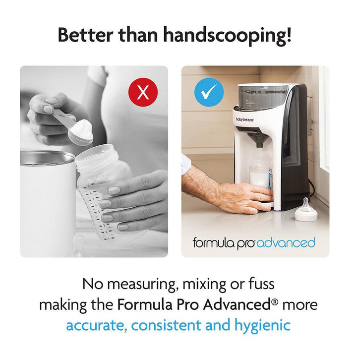 Baby Brezza Formula Pro Advanced - Black & White-Bottle Prep Machines-Black & White- | Natural Baby Shower