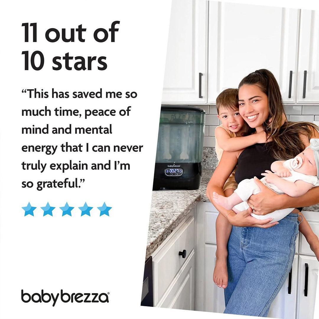 Baby Brezza Steriliser Dryer Advanced - Black-Sterilisers-Black- | Natural Baby Shower