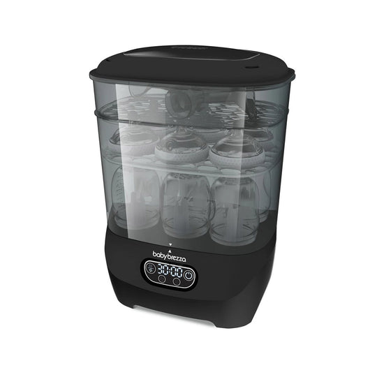 Baby Brezza Steriliser Dryer Advanced - Black-Sterilisers-Black- | Natural Baby Shower