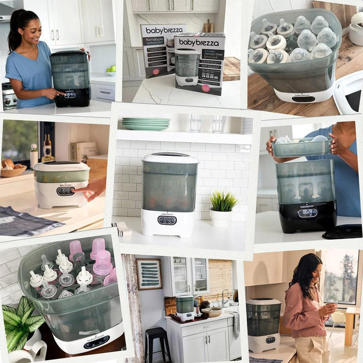 Baby Brezza Steriliser Dryer Advanced - Black-Sterilisers-Black- | Natural Baby Shower