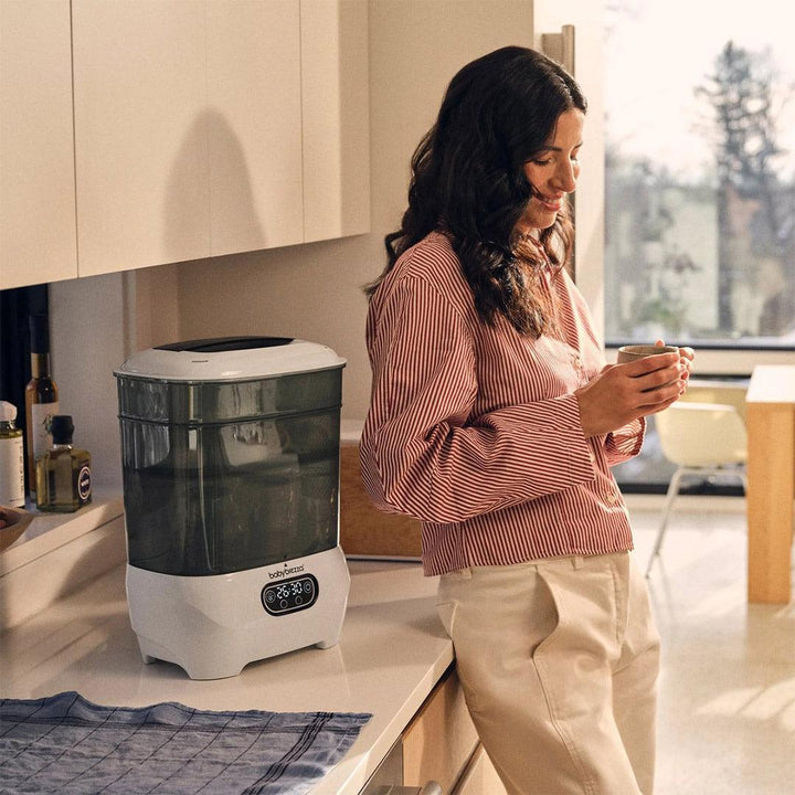 Baby Brezza Steriliser Dryer Advanced - Black & White-Sterilisers-Black & White- | Natural Baby Shower