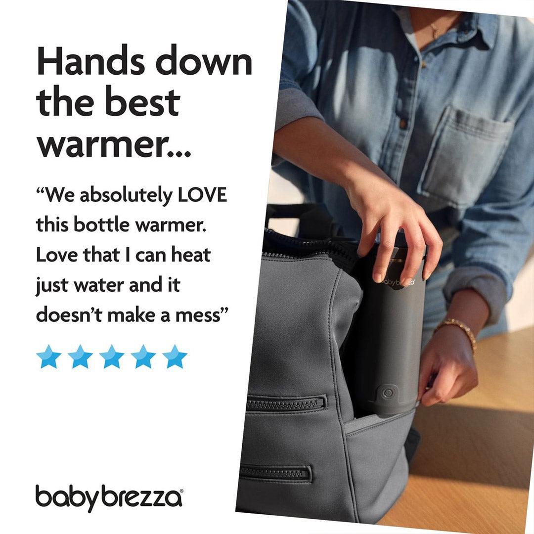Baby Brezza Superfast Portable Bottle Warmer - Black-Bottle Warmers-Black- | Natural Baby Shower