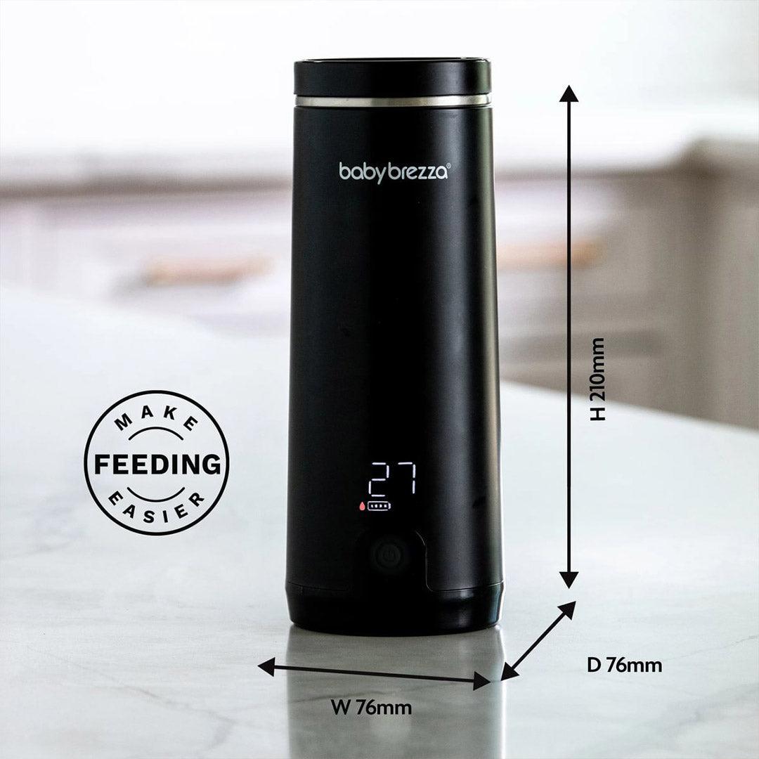 Baby Brezza Superfast Portable Bottle Warmer - Black-Bottle Warmers-Black- | Natural Baby Shower