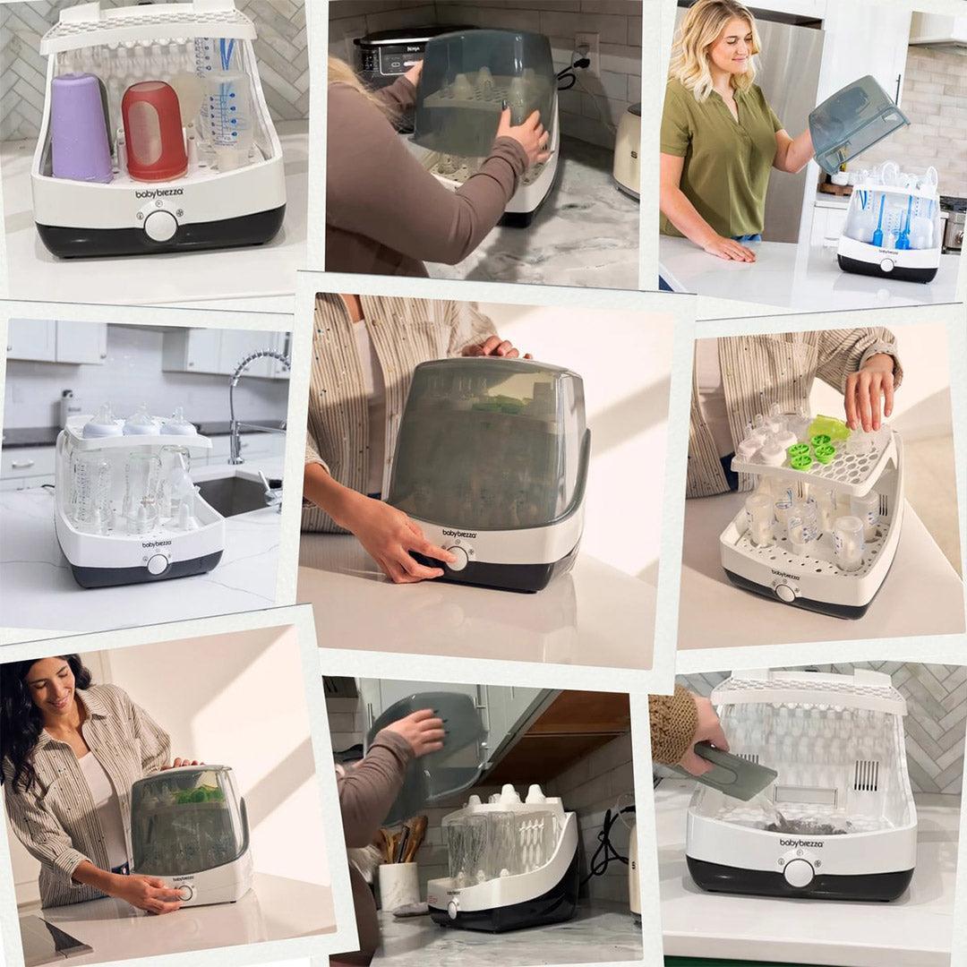 Baby Brezza Superfast Steriliser Dryer - Black & White-Sterilisers-Black & White- | Natural Baby Shower