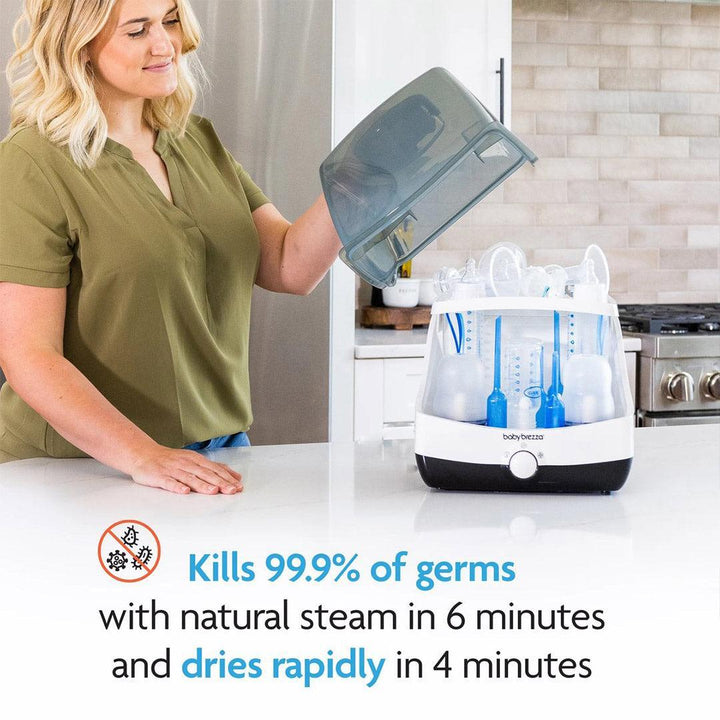 Baby Brezza Superfast Steriliser Dryer - Black & White-Sterilisers-Black & White- | Natural Baby Shower