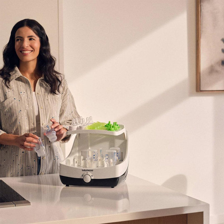 Baby Brezza Superfast Steriliser Dryer - Black & White-Sterilisers-Black & White- | Natural Baby Shower