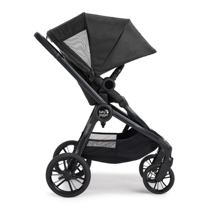 Baby Jogger City Sights Stroller + Belly Bar - Rich Black-Strollers-Rich Black- | Natural Baby Shower