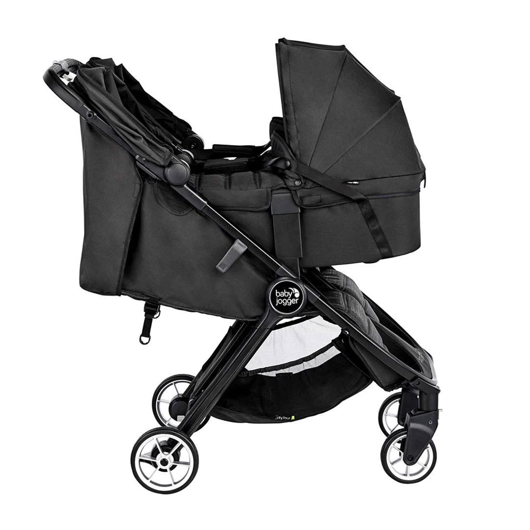 Baby Jogger City Tour 2 Carrycot - Pitch Black-Carrycots-Pitch Black- | Natural Baby Shower