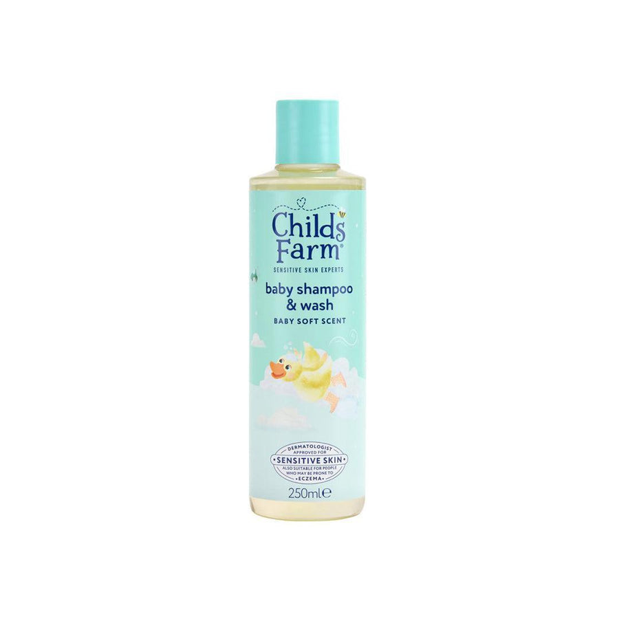 Childs Farm Baby Shampoo & Wash 250ml-Body Lotions + Creams-250ml- | Natural Baby Shower