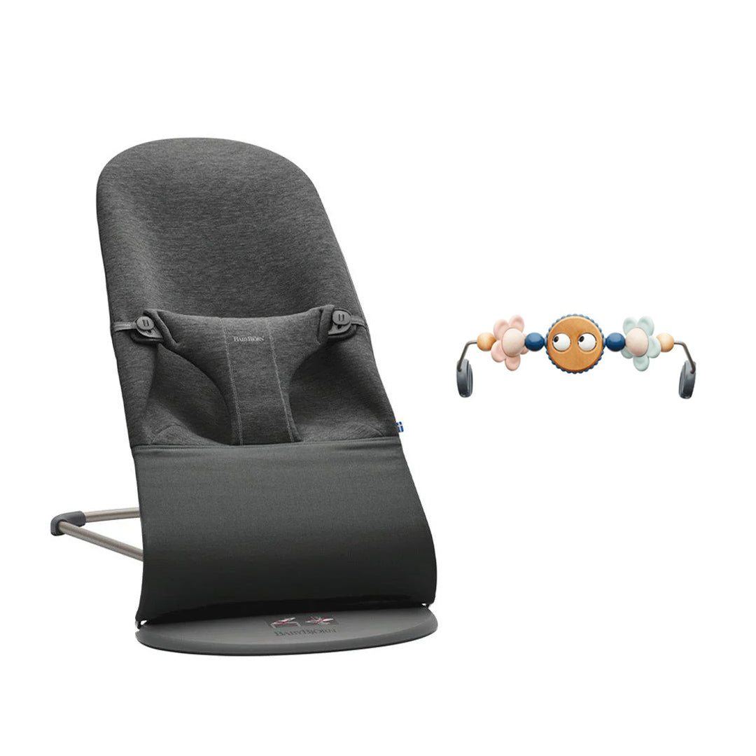 Babybjorn Chair Bouncer Bliss in Charcoal Grey Natural Baby Shower