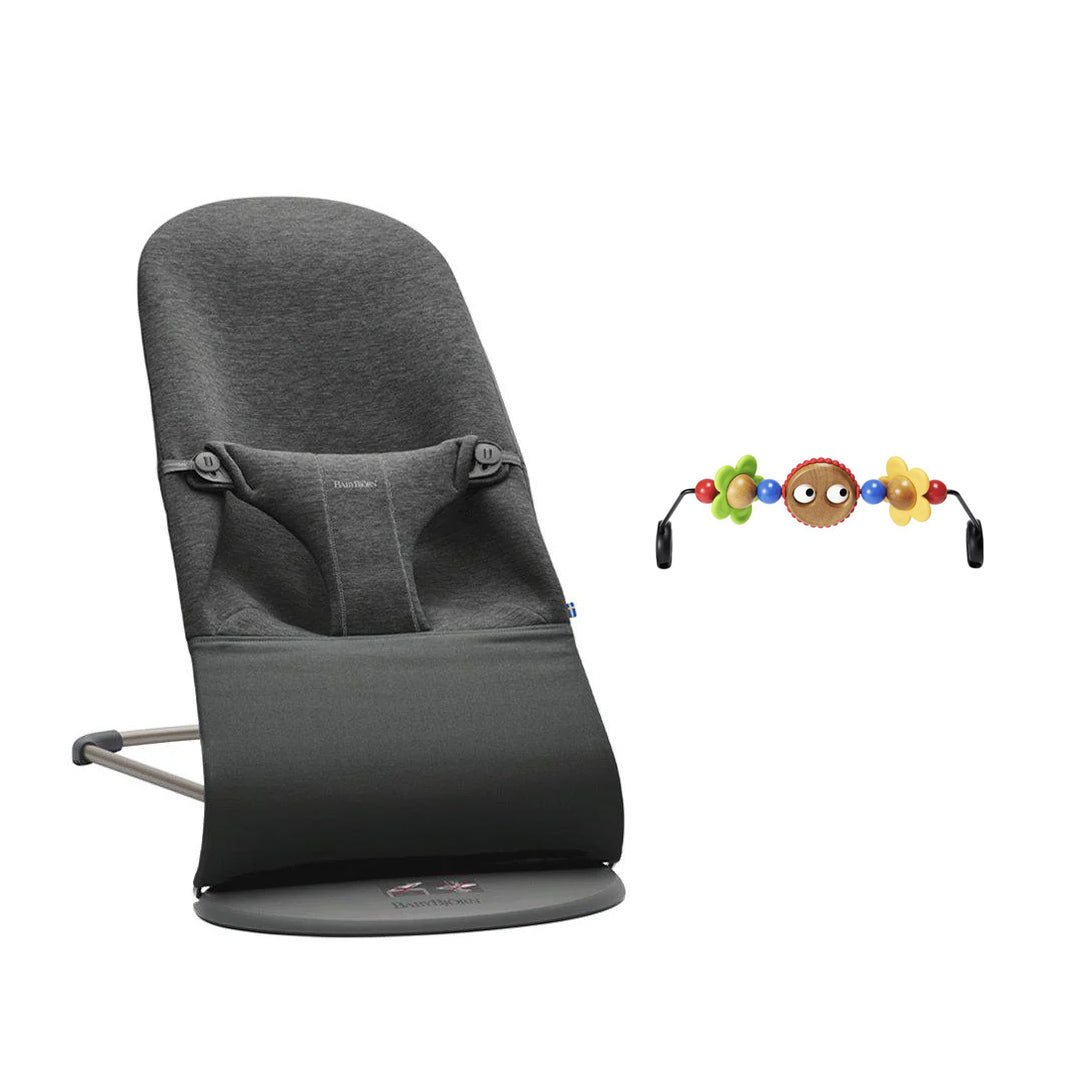 Babybjorn Chair | Bouncer Bliss in Charcoal Grey | Natural Baby Shower