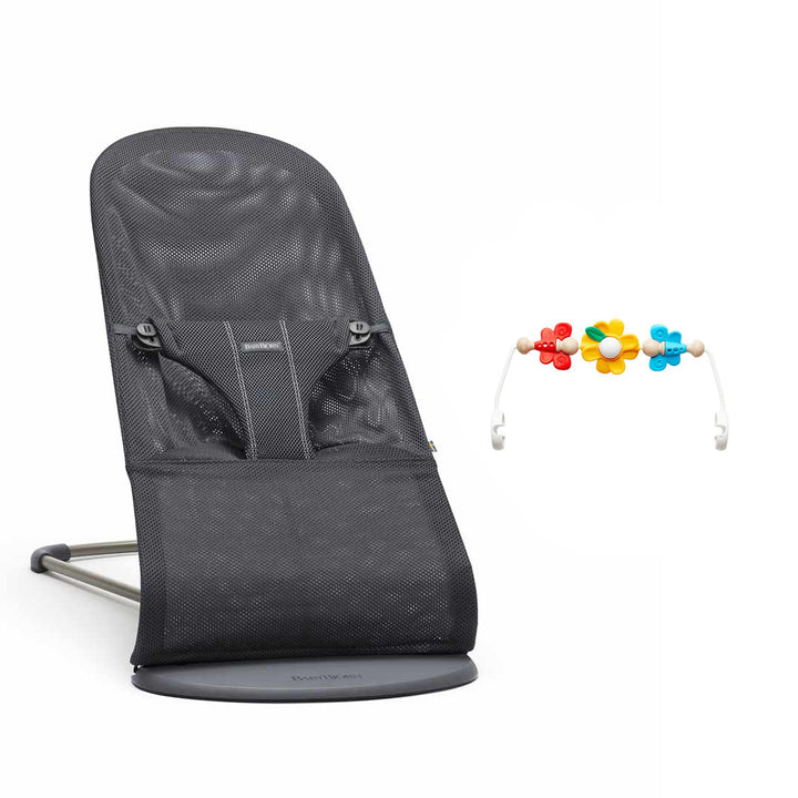 BabyBjorn Bouncer Bliss - Mesh - Anthracite-Baby Bouncers-Flying Friends- | Natural Baby Shower
