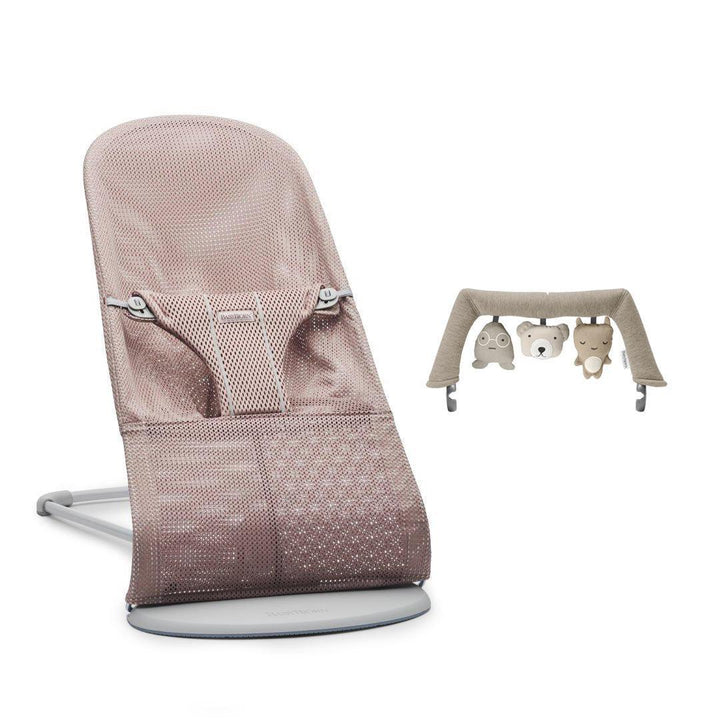 BabyBjorn Bouncer Bliss - Mesh - Dusty Pink-Baby Bouncers-Soft Friends Sand- | Natural Baby Shower