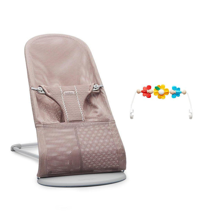 BabyBjorn Bouncer Bliss - Mesh - Dusty Pink-Baby Bouncers-Flying Friends- | Natural Baby Shower