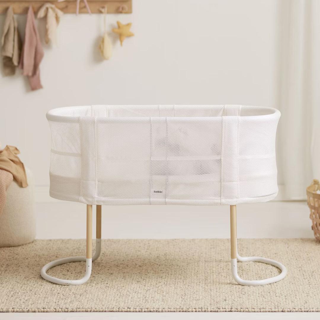 BabyBjörn Baby Crib - White-Cribs-White-Crib | Natural Baby Shower
