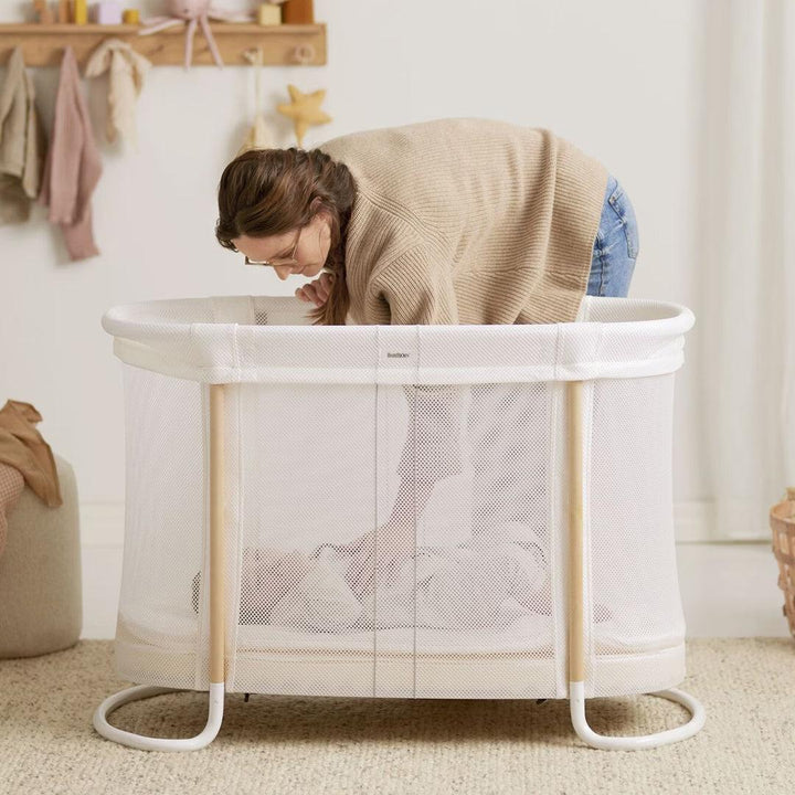 BabyBjörn Baby Crib - White-Cribs-White-Crib | Natural Baby Shower