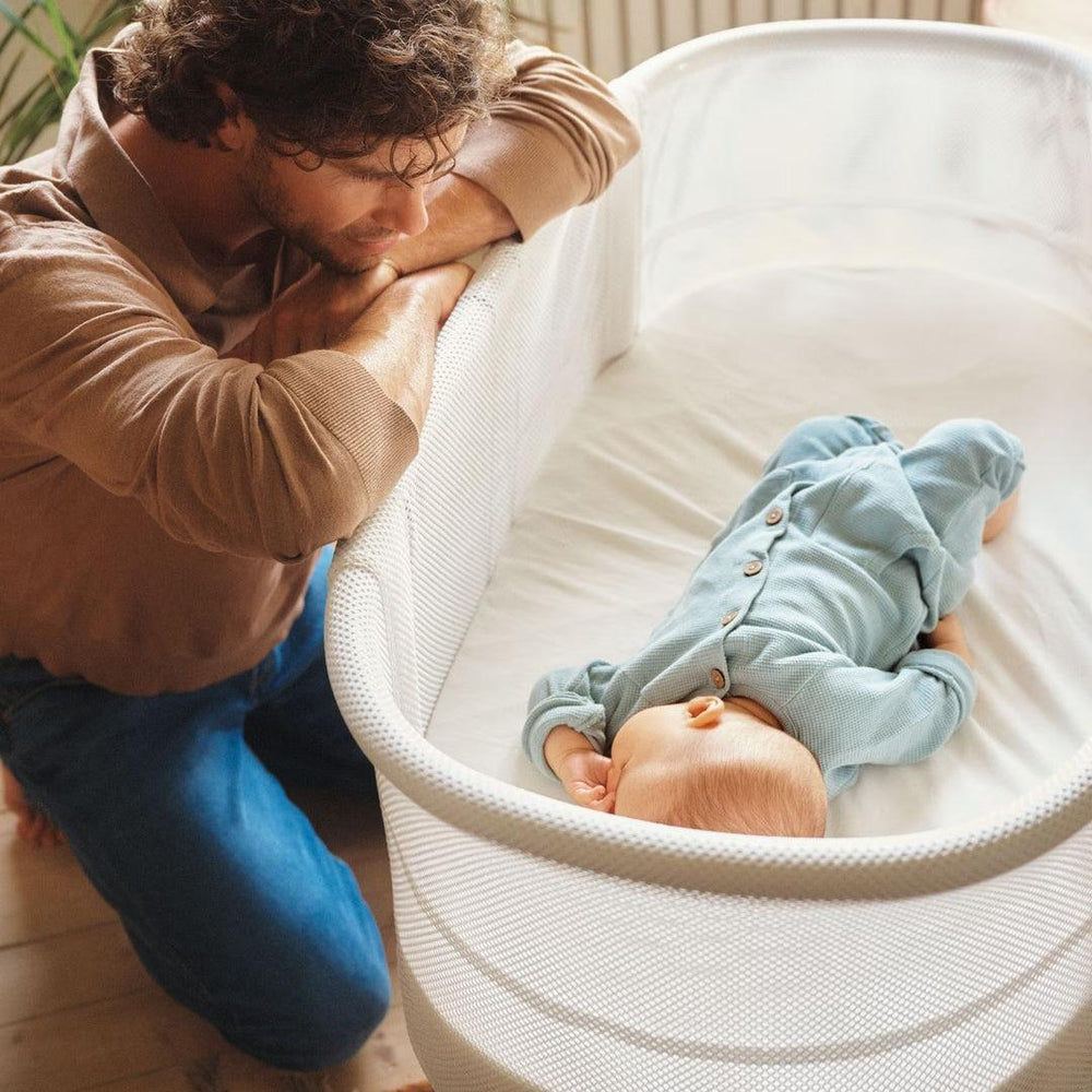 BabyBjörn Baby Crib - White-Cribs-White-Crib | Natural Baby Shower