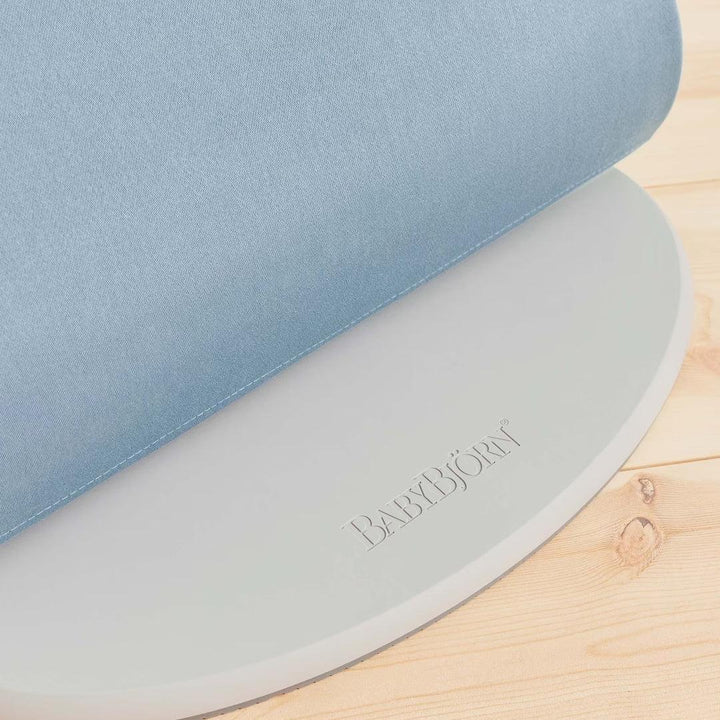 BabyBjörn Bliss Woven Petal Quilt Baby Bouncer - Blue-Baby Bouncers-Blue- | Natural Baby Shower