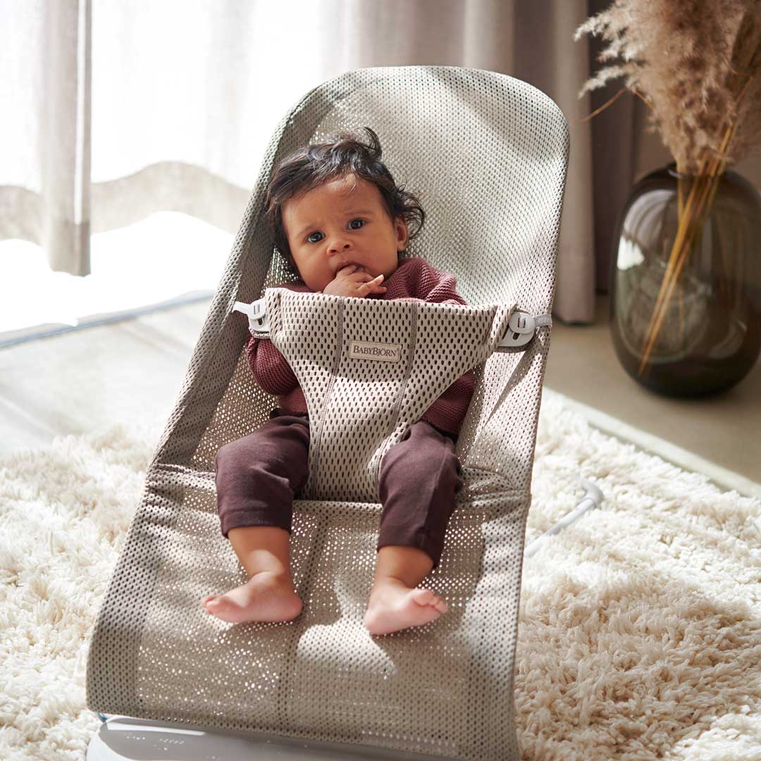 BabyBj rn Baby Bouncer Bliss Toy Googly Eyes Pastel Grey Beige babybj-rn-baby-bouncer-bliss-toy-googly-eyes-pastel-grey-beige