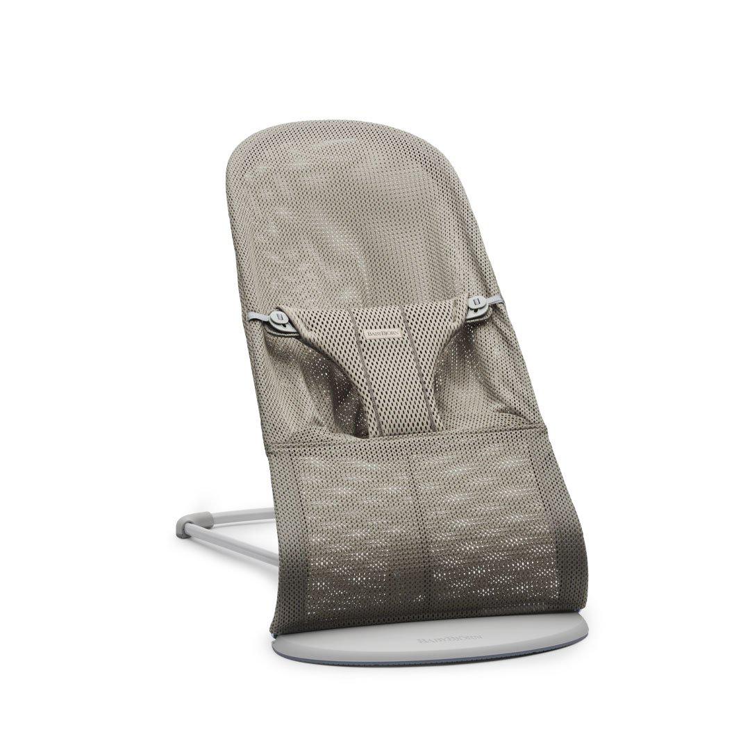 BabyBjörn Baby Bouncer Bliss + Toy - Googly Eyes Pastel - Grey Beige - Mesh-Baby Bouncers-Grey Beige-Mesh | Natural Baby Shower