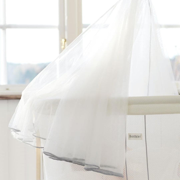 BabyBjörn Canopy for Cradle - White-Canopies-White-Cradle | Natural Baby Shower