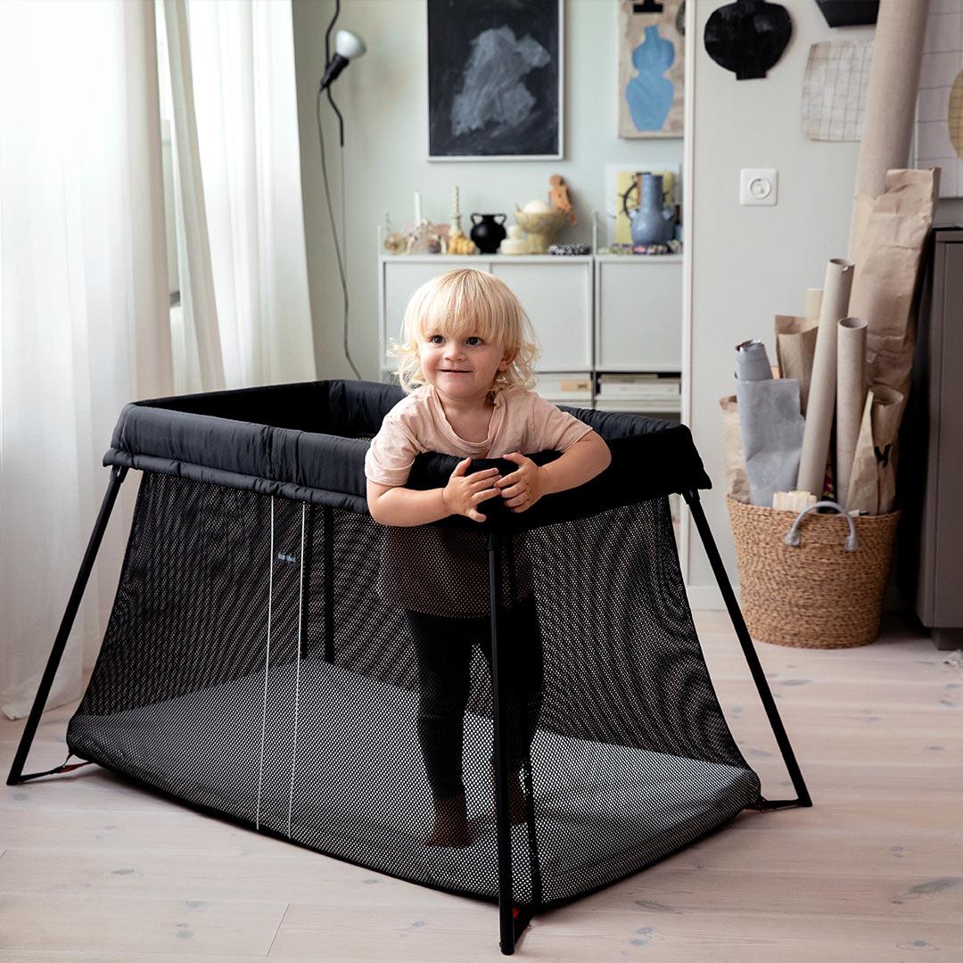 BabyBjorn Travel Cot Light Black
