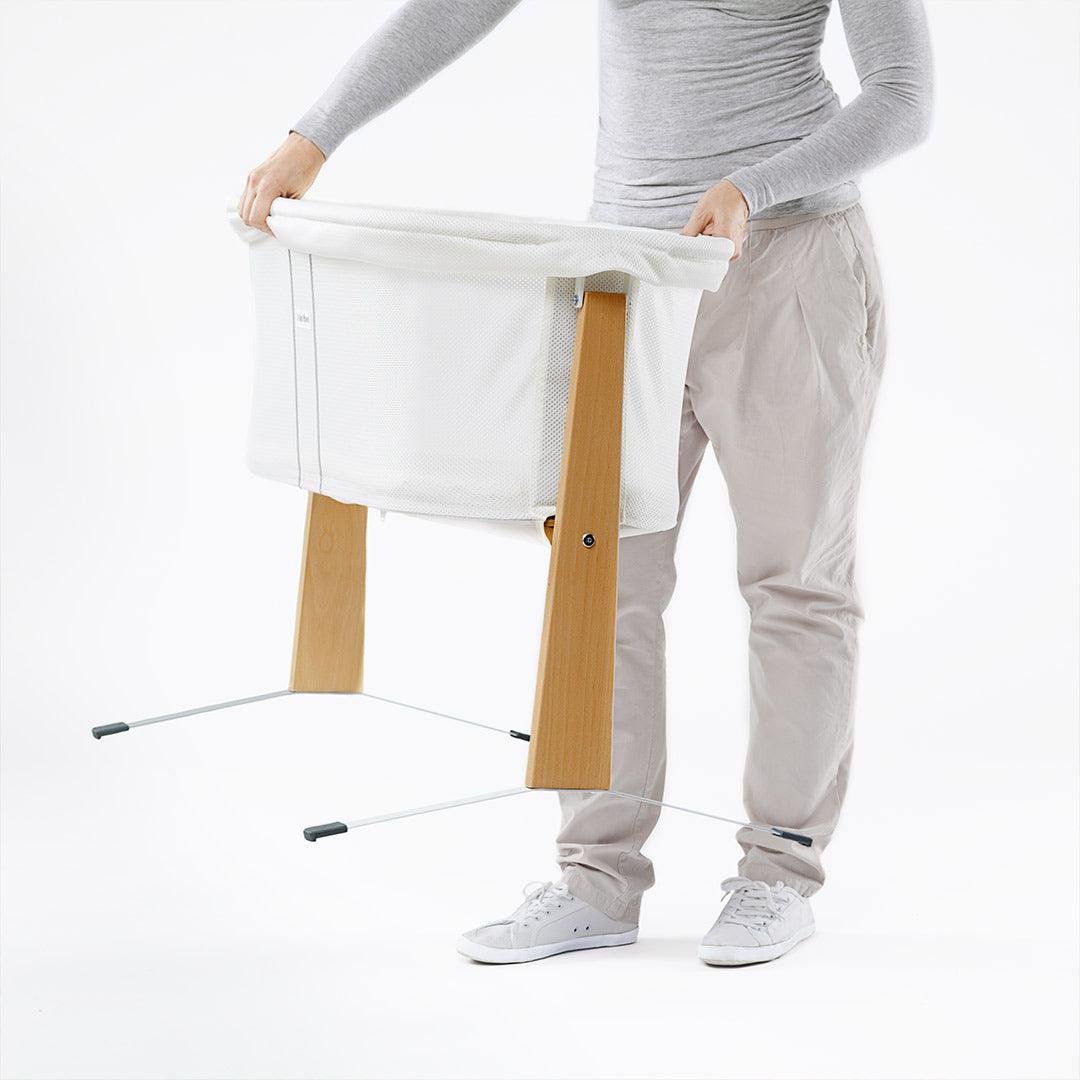 BabyBjörn Cradle - White-Bedside Cribs-Cradle- | Natural Baby Shower