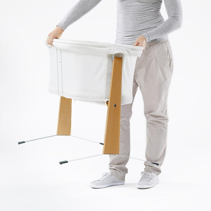BabyBjörn Cradle - White-Bedside Cribs-Cradle- | Natural Baby Shower