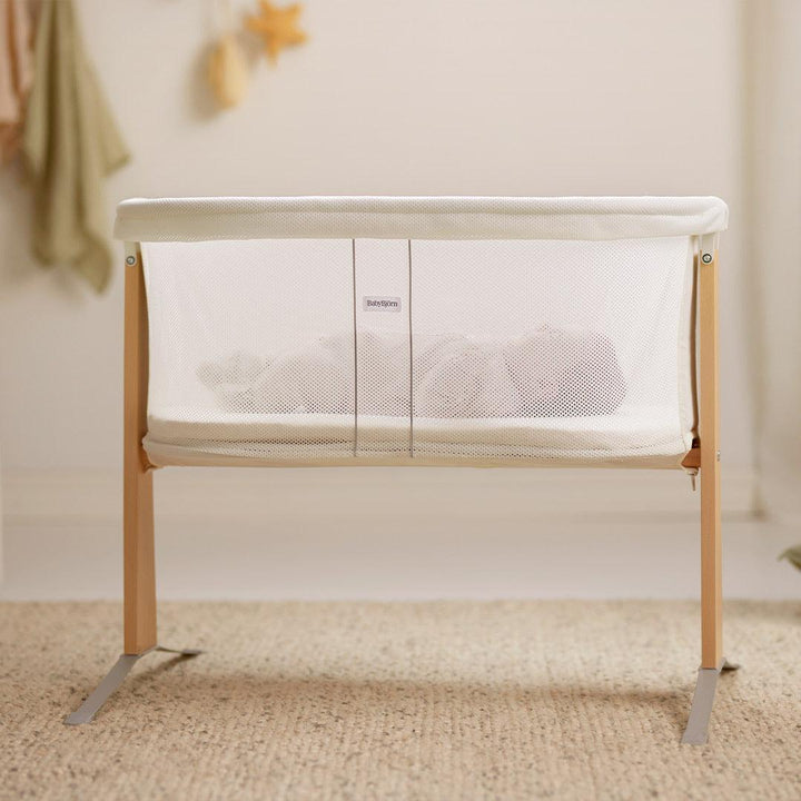 BabyBjörn Cradle - White-Bedside Cribs-Cradle- | Natural Baby Shower