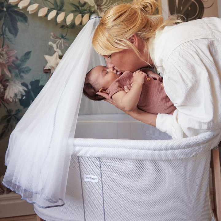 BabyBjörn Cradle - White-Bedside Cribs-Cradle- | Natural Baby Shower