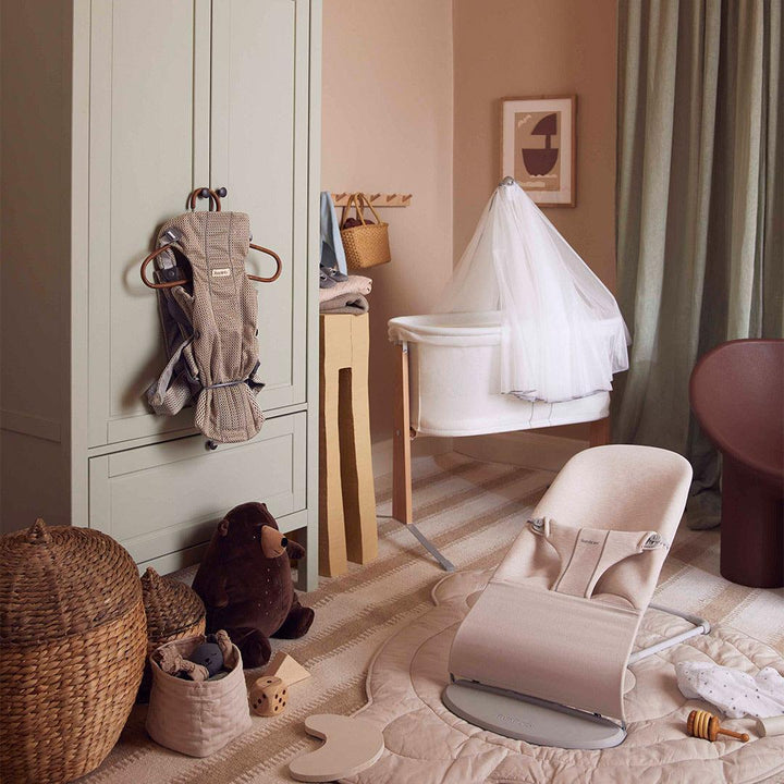BabyBjörn Cradle - White-Bedside Cribs-Cradle- | Natural Baby Shower