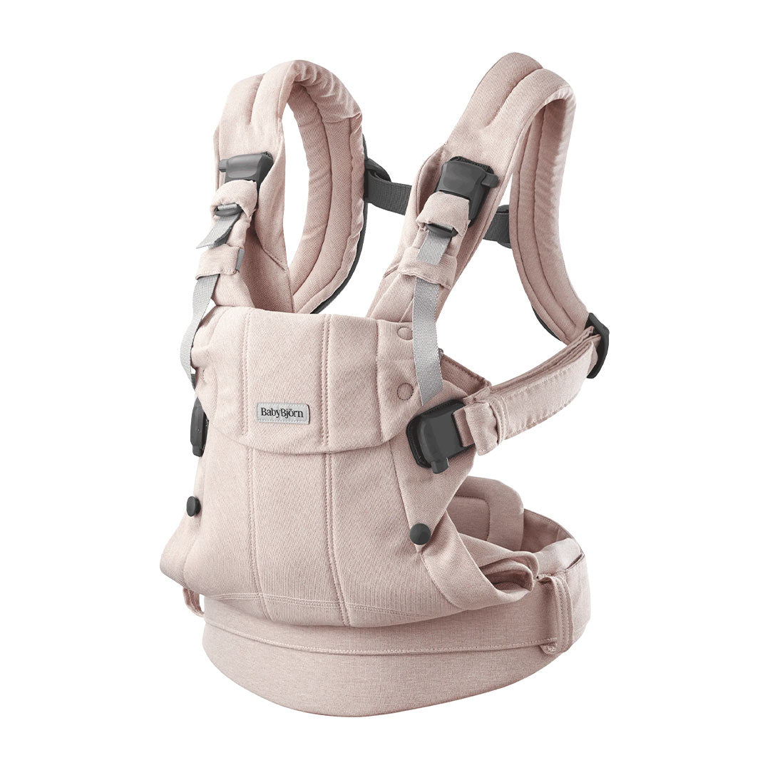 BabyBjörn Harmony Woven Mélange - Light Pink