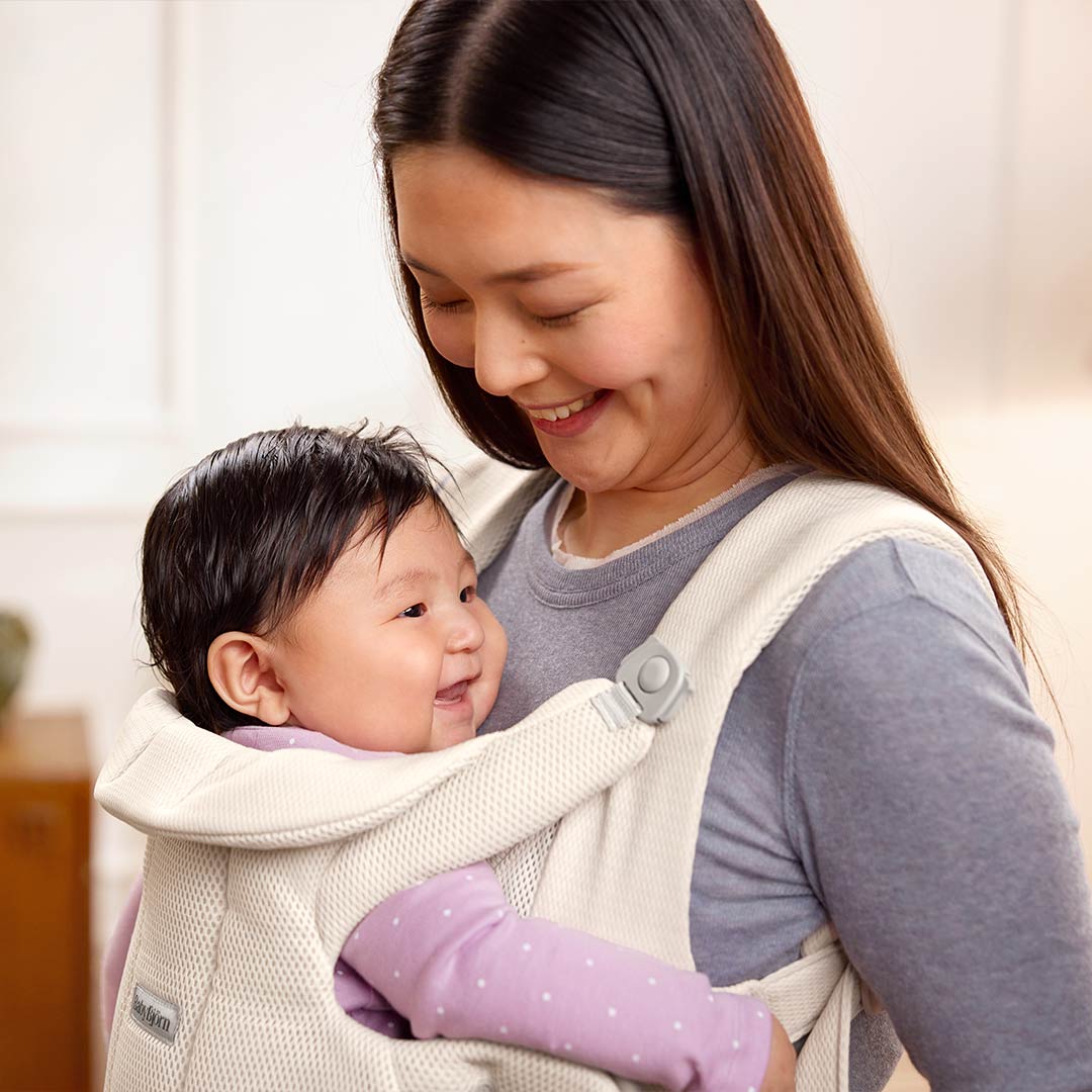 BabyBjörn Hold Airy Mesh Baby Carrier - Cream-Baby Carriers- | Natural Baby Shower